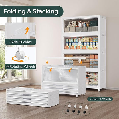 480QT Extra Large Stackable Storage Bins - Image 4