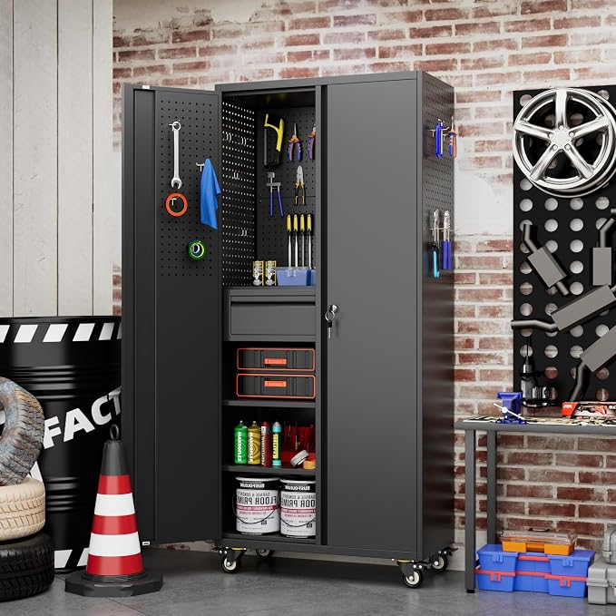 Aobabo Metal Storage Cabinet - Image 9