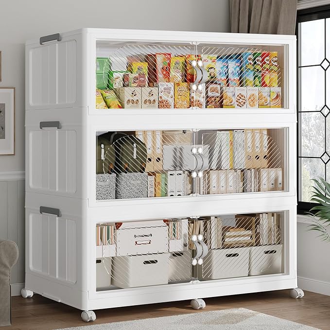 720QT Extra Large Stackable Storage Bins by Fangtueh