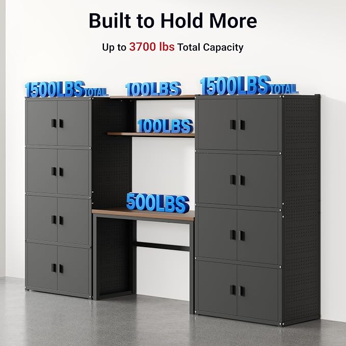 FLEXIMOUNTS 117" W Modular Garage Storage Cabinet - Image 6