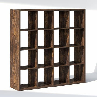 Furinno Cubic Extra Thick 16-Cube Closet Organizers and Storage, Amber Pine | - Image 7