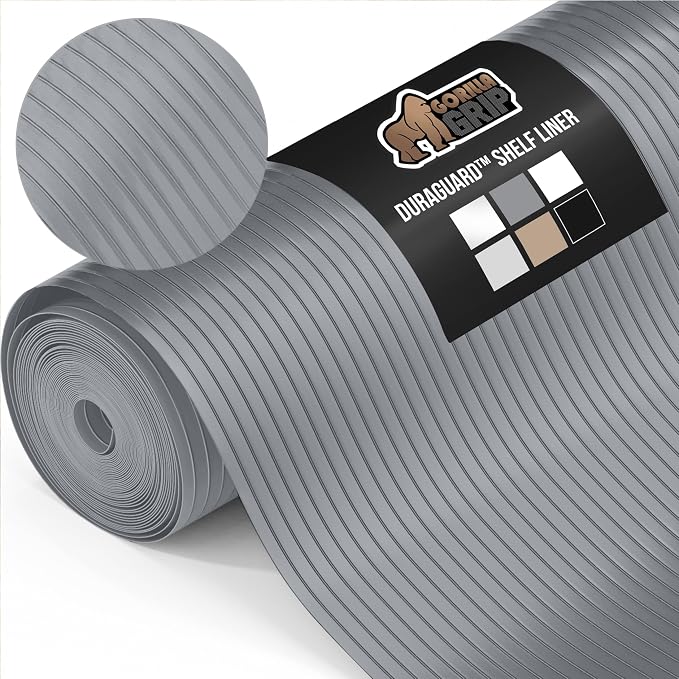 GORILLA GRIP DuraGuard Shelf Liner, Non-Adhesive Cabinet Liners by Unknown