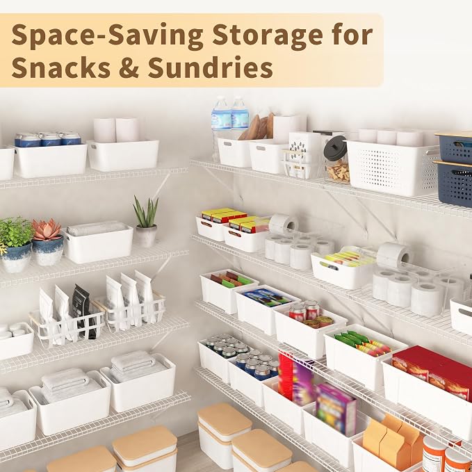 Closet Shelves Wall Mounted, 4 Pack 4 ft x 12 in White Wire Shelving Kit - Image 6