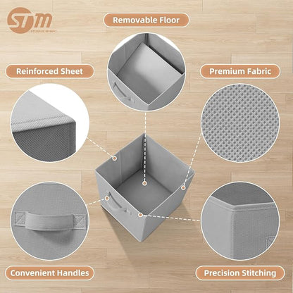 Storage Cubes - STORAGE MANIAC, 11 Inch Collapsible Storage Bins - Image 3