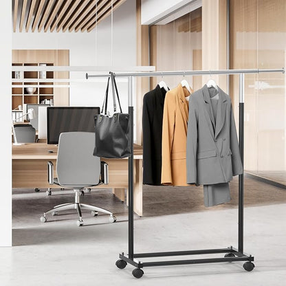 Simple Houseware Standard Rod Garment Rack - Image 5