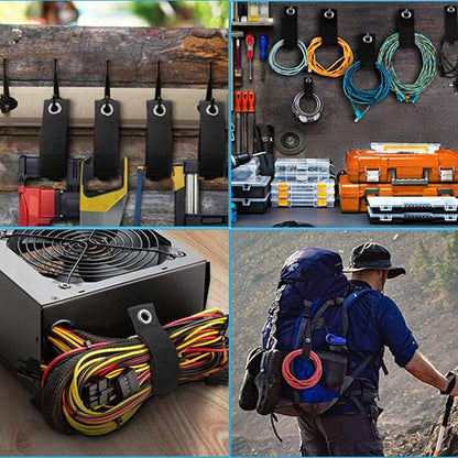 Zkptops 12Pcs Extension Cord Holder Organizer Heavy Duty Storage Straps Large - Image 6
