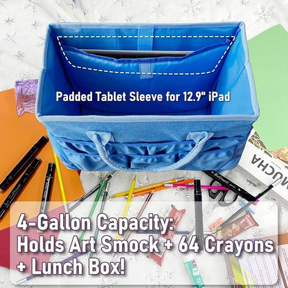 Cupohus Water-Resistant Art Organizer Tote Bag - Image 3