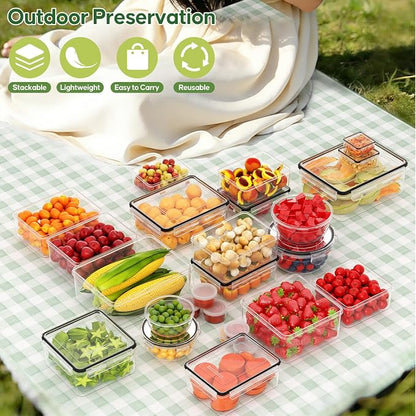 62 PCS Large Food Storage Containers - Image 7
