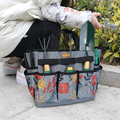 MDSTOP Garden Tool Bag, Garden Tool Kit Holder Home Organizer Storage Carrier - Image 7