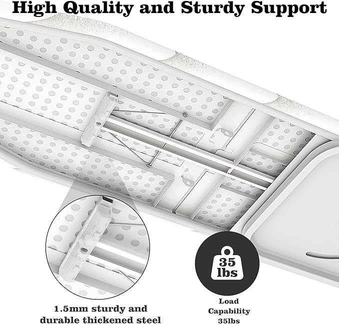 Wall-Mounted Ironing Board 37.4" x 11.8" Compact Mount Fold Down Iron Board - Image 5