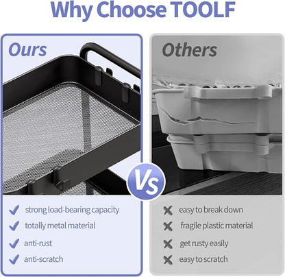 TOOLF 4-Tier Rolling Cart - Image 5