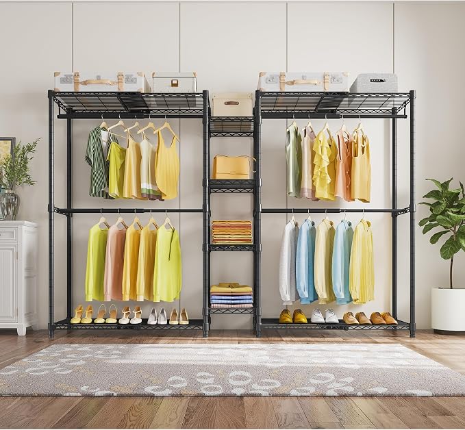 VIPEK X3 Expandable Heavy Duty Clothes Rack Adjustable from 5'2" to 8' - Image 9