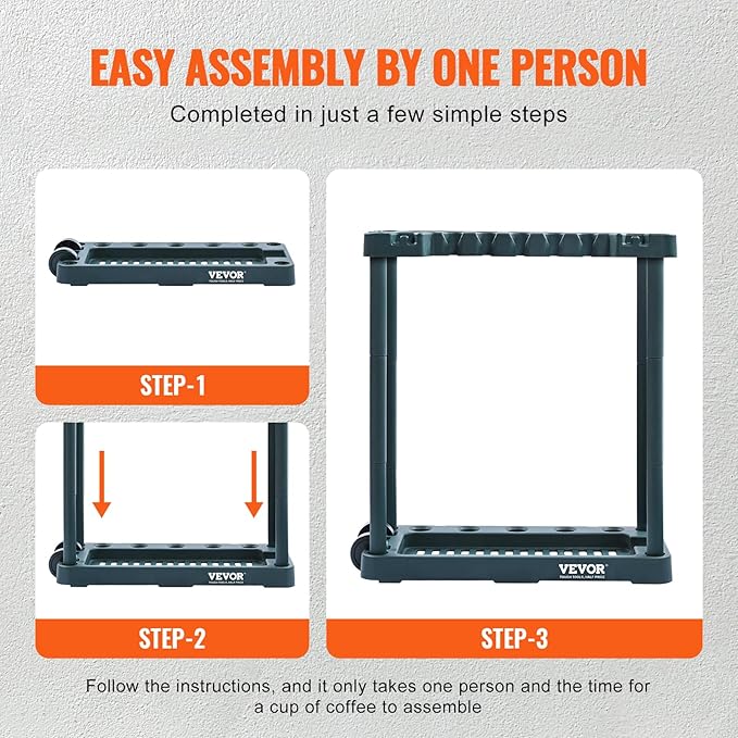 VEVOR Garden Tool Organizer, 10 Slots, Yard Tool Tower Rack - Image 5