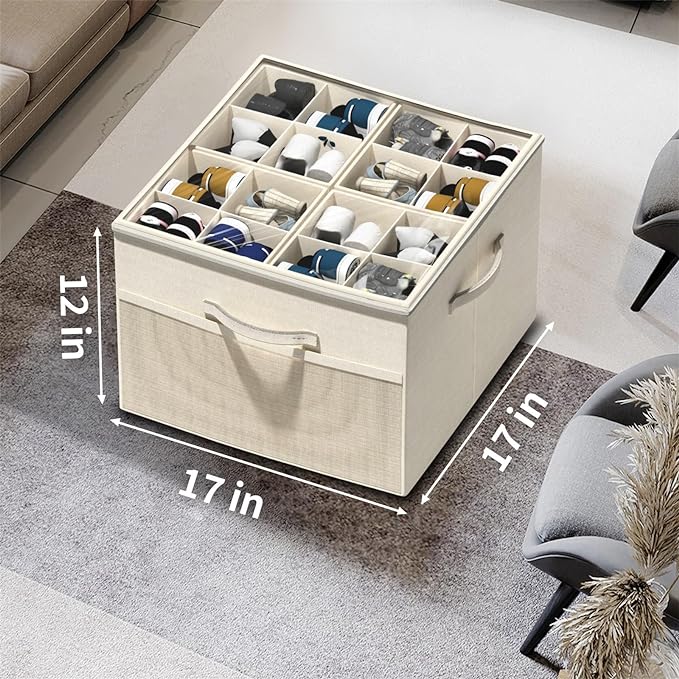 Aokeyee Shoe Organizer for Closet, Foldable Shoe Storage Organizer Box Bin - Image 6