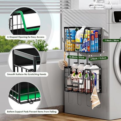4-Pack Magnetic Fridge Shelf, Potato Onion Storage Bin; Multi-Use - Image 4