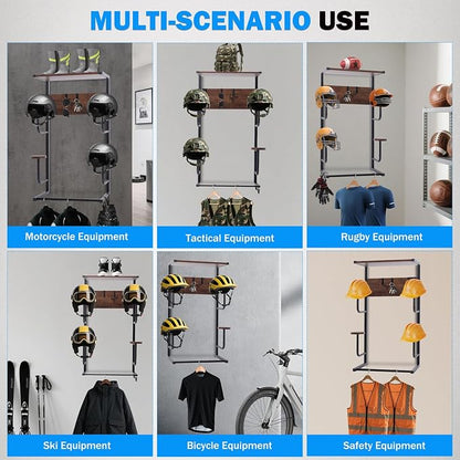 Motorcycle Helmet Holder, Durable Helmet Rack - Image 7