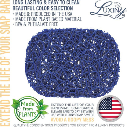 Soap Savers for Bar Soap, American Made by Luxiny, Lifts Soap in Soap Dishes & - Image 2