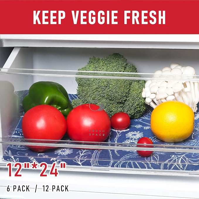 Cooyes Fridge Bin Liners, 12 Pack Refrigerator Liners - Image 5