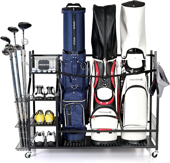 Golf Storage Rack, Garage Golf Organizer by Logicexplore