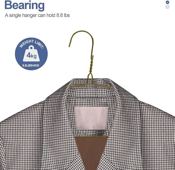 SPECILITE Wire Hangers 150 Pack, Metal Wire Clothes Hanger Bulk - Image 2