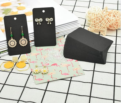 Twavang Earring Card Holder Set, 100 Pairs Clear Earring Backs - Image 6