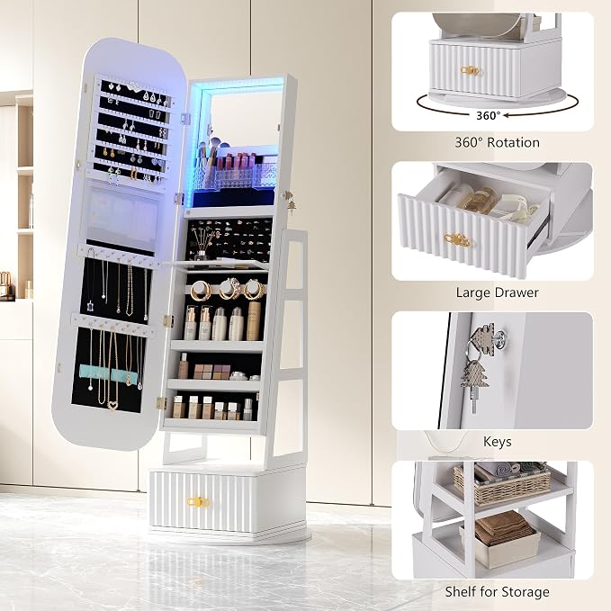 360°Swivel jewelry organizer - Image 5