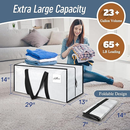 6 Pack Extra Heavy Duty Large Moving Bags - Image 3