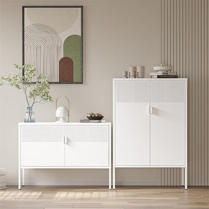 COFaR White Metal Storage Cabinet - Image 3