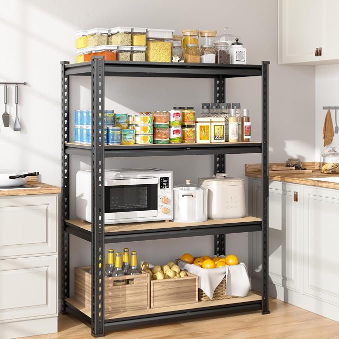 DurayLoly 4-Tier Storage Shelves Dual-Use Shelf - Image 2