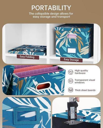 File Organizer with Lid, File Box, File Cabinet - Image 4