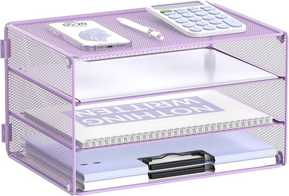 DALTACK 3 Tier Letter Tray Paper Organizer by DALTACK