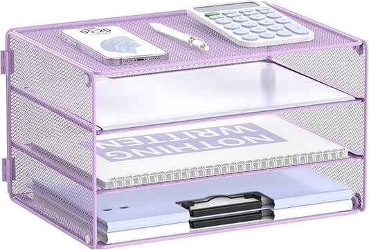 DALTACK 3 Tier Letter Tray Paper Organizer by DALTACK