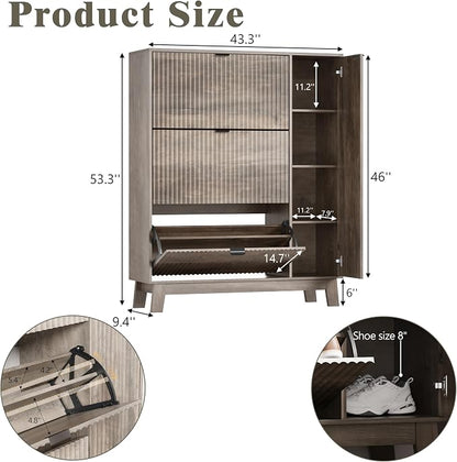 Shoe Cabinet Storage for Entryway - Image 2