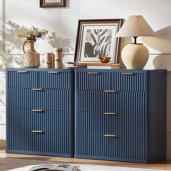 LEYAOYAO Fluted 5 Drawers Dresser - Image 6