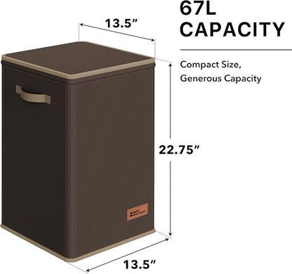 Simple Houseware Foldable Laundry Hamper Basket - Image 2