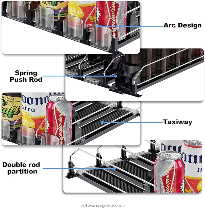 Drink Organizer for Fridge, 12oz 16oz 20oz - Image 8