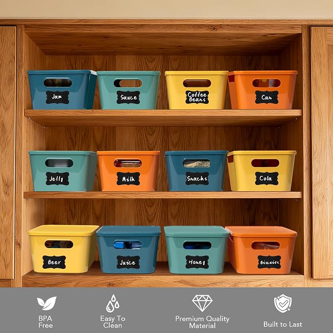 Tiawudi 12 Pack 4.5L Storage Bins - Image 4