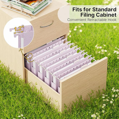 Letter Size Hanging File Folder Extra Capacity, Heavy Duty 1'' Expansion - Image 3