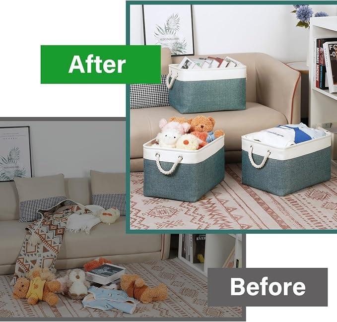 Bidtakay Fabric Storage Baskets - Image 5
