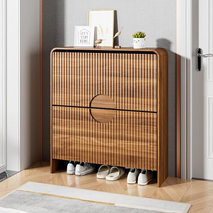 Narrow Shoe Cabinet with Entry Way, Slim Shoe Storage Cabinet - Image 5