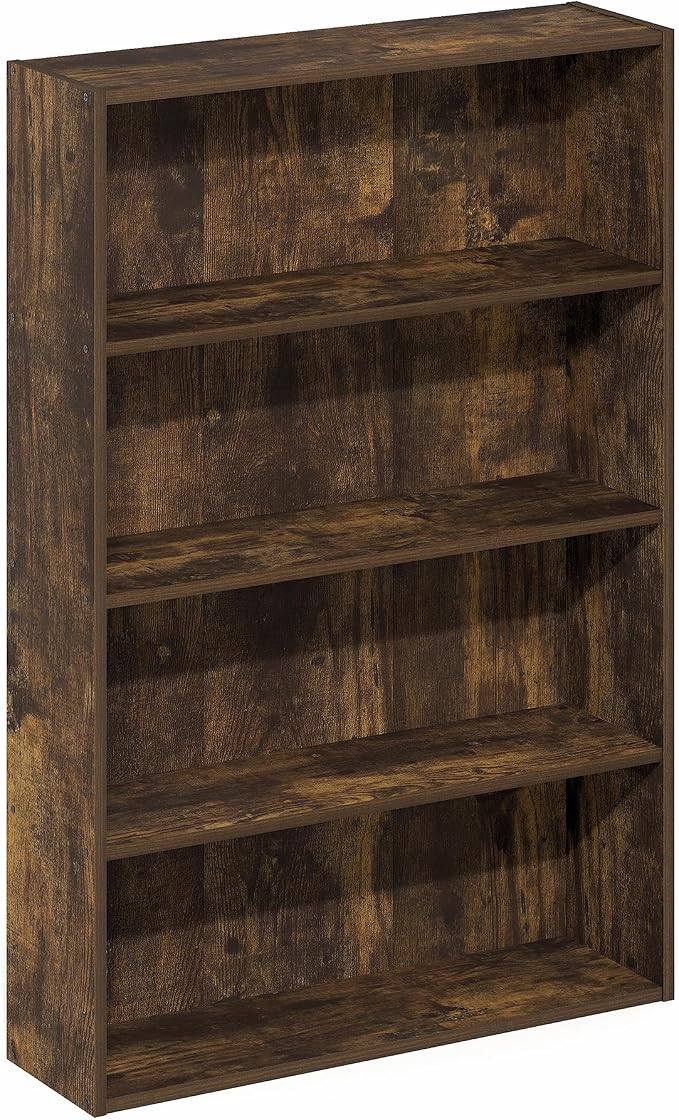 Furinno Basic Book Shelf, 4-Tier Bookcase - Image 5