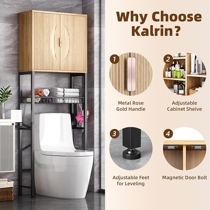 Kalrin Over The Toilet Storage Cabinet - Image 4