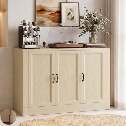 39" W Modern Buffet Cabinet, Modular Sideboard Cabinet by Foxemart