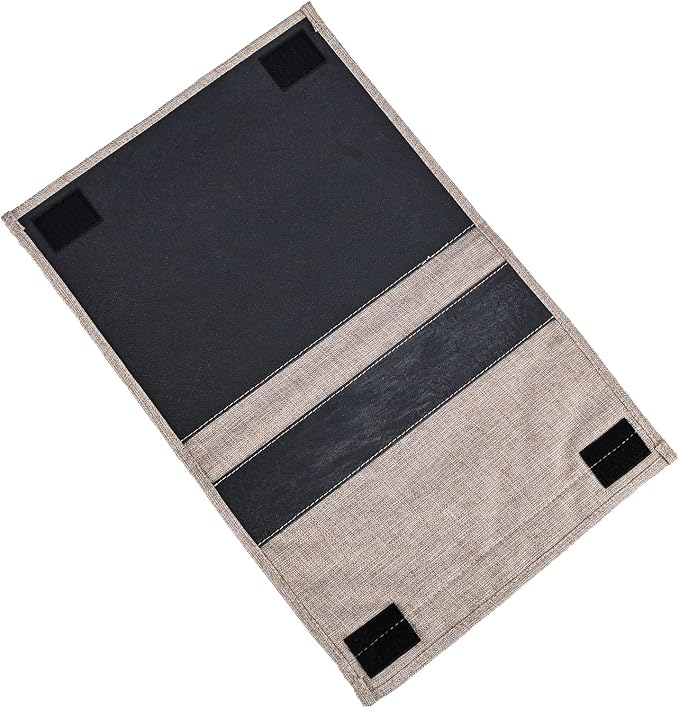 Zafit Linen 4 Pockets Bedside Caddy, Bedside Storage Organizer - Image 4