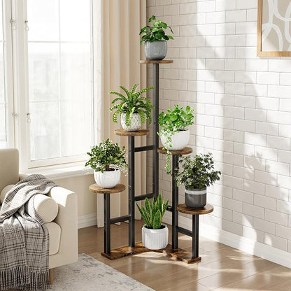 Yzosvki Corner Plant Stand Indoor, 6 Tiered Corner Plant Shelf Flower Stand - Image 2