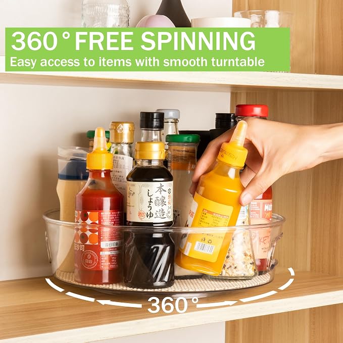 4 Pack Lazy Susan Organizer - Image 3
