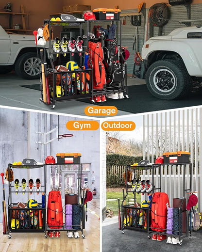 Garage Sports Equipment Organizer - Image 4