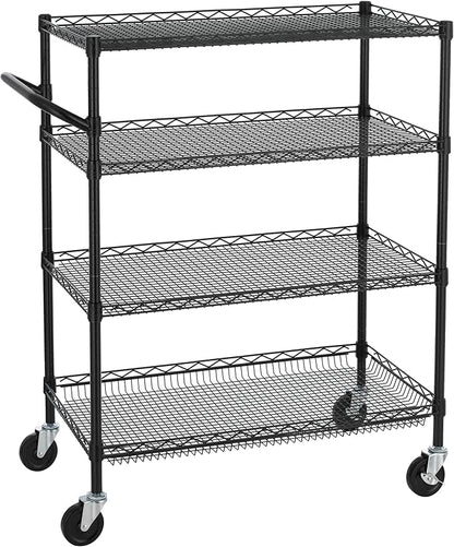 Finnhomy 4 Tier Heavy Duty Commercial Grade Rolling Cart by Finnhomy