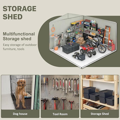 Polar Aurora 12x18 FT Outdoor Storage Shed | Garden Shed - Image 4