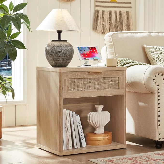 LEYAOYAO Rattan Nightstand - Image 8